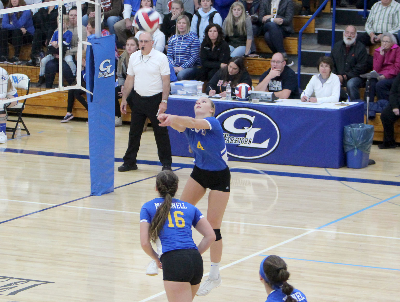 McDonell volleyball at Clear Lake 10-31-19